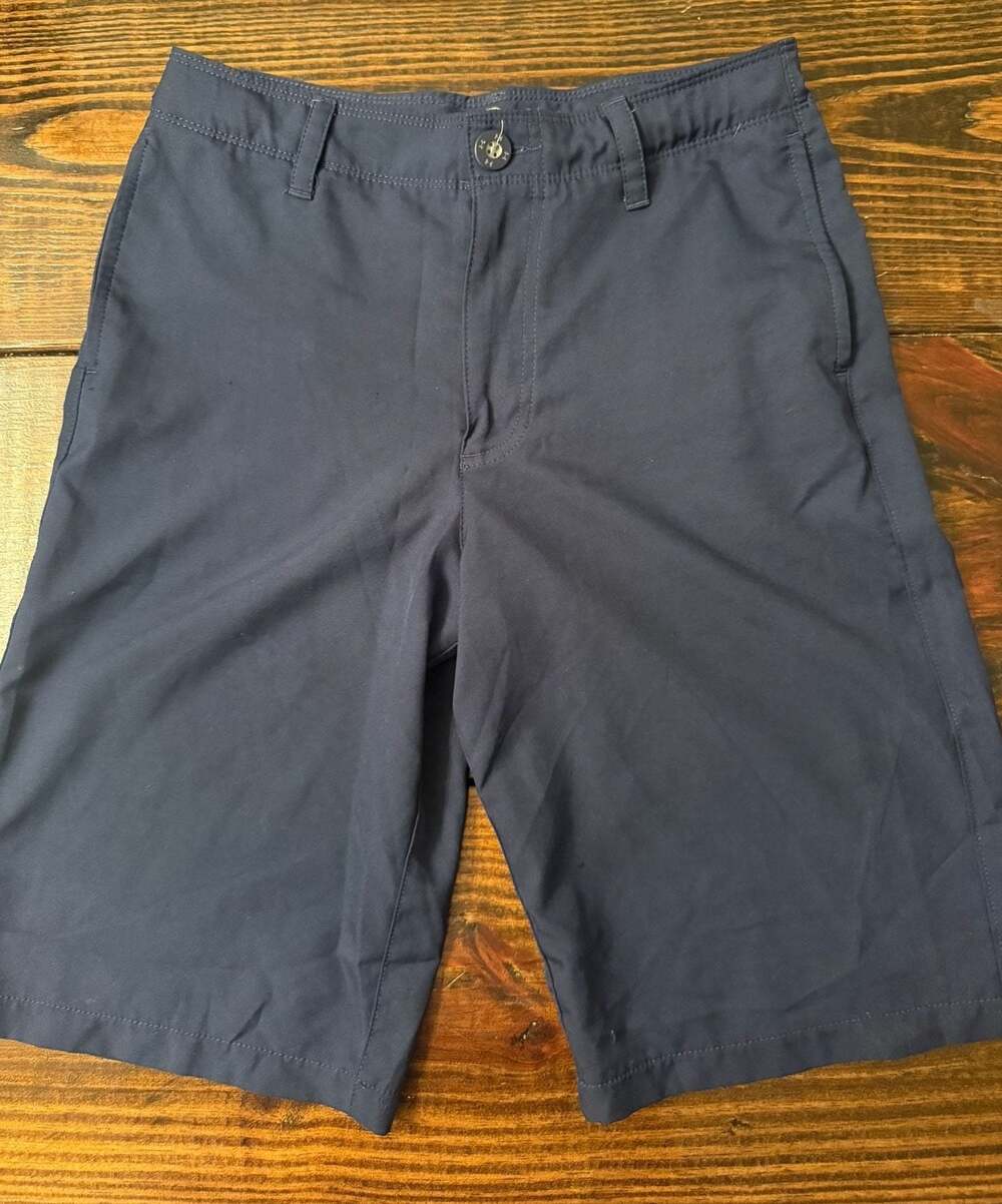 Under Armour Boys Loose Fit Performance Shorts Blue Size YLG